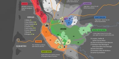 Карта на Бордо вино глупост